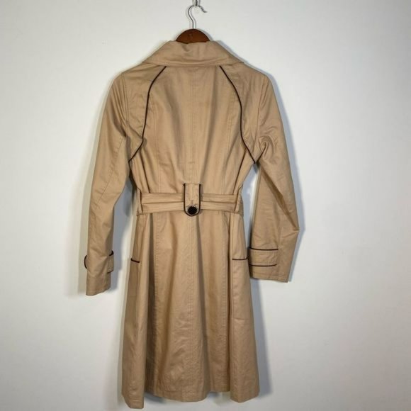 Soia &?Kyi Trench?Coat Sz M - Picture 3 of 14